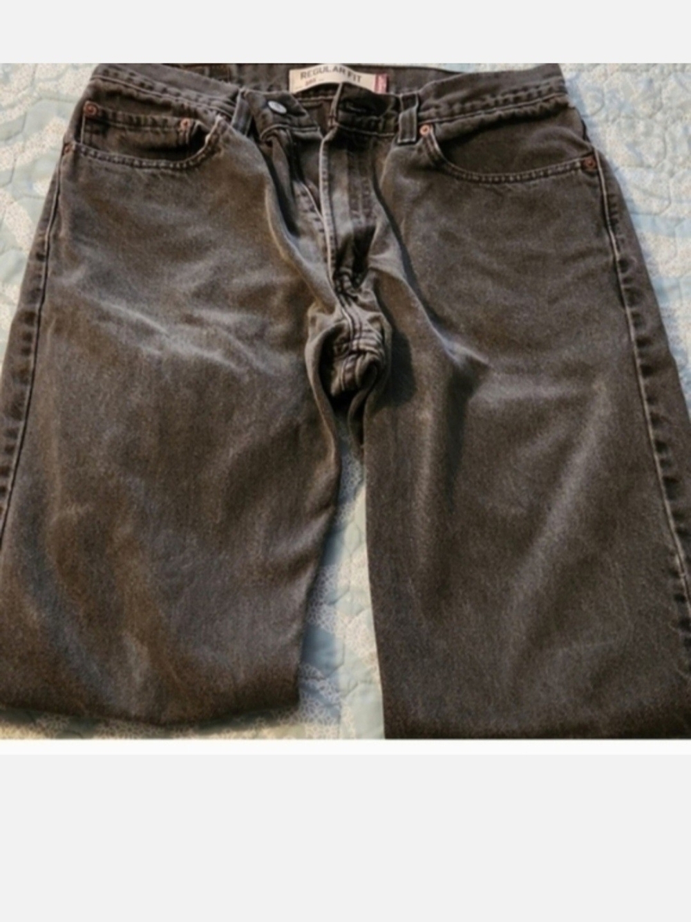 Levi's Black Gray 505 Denim Jeans